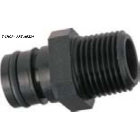 RACCORDO 5D 1/2" M. X POMPA A MEM. NPT