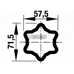 TUBO CARD.PROF.STELLARE S6 L.3000