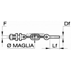 MEZZA CATENA CON PERNO X 50096