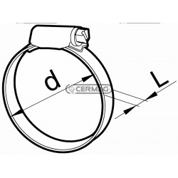 FASCETTA SRING. D. 30-45 BANDA 12