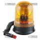 GIROFARO ARANCIO 12V BASE MAGNETICA