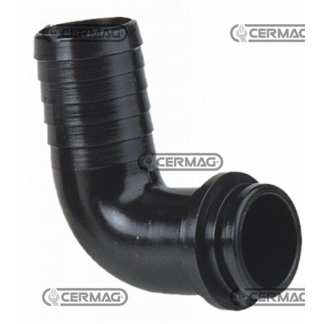 RACCORDO PTG. CURVO 90° D. 3/4" F.