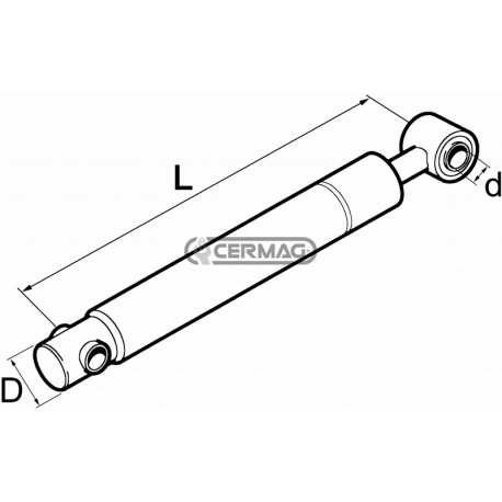 AMMORTIZZATORE PER MOLLEGGIO VERTICALE